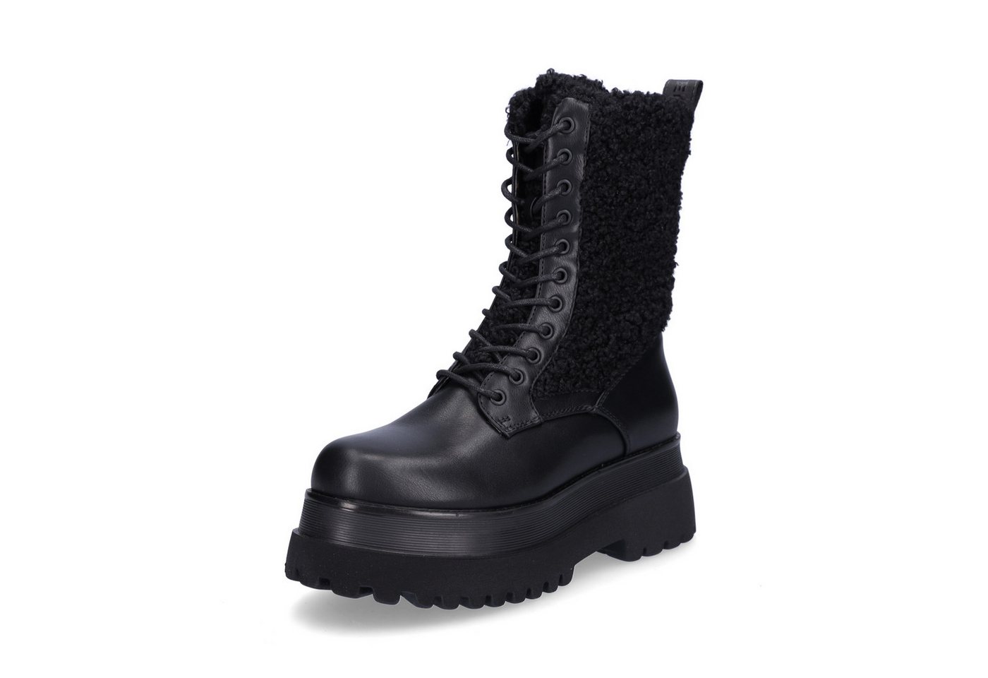 Replay Replay Damen Schnürboot Any Fur schwarz Schnürboots von Replay