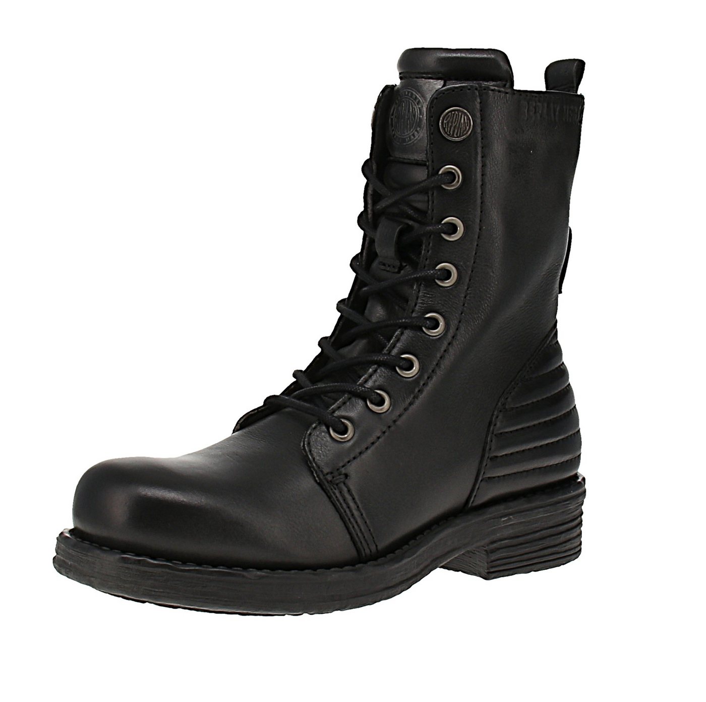 Replay Replay Horn Battle GWLA4 C0006L - Damen Boots - 003-Black Stiefel von Replay