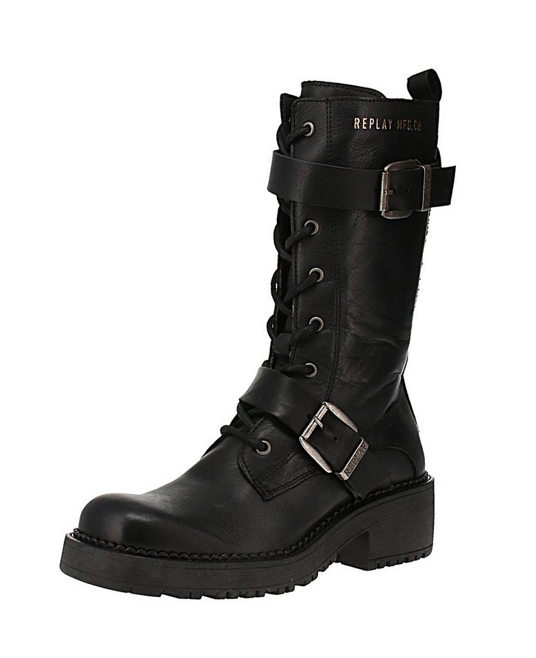 Replay Replay Raven Total GWLA3 C0006L - Damen Boots - 003-Black Stiefel von Replay