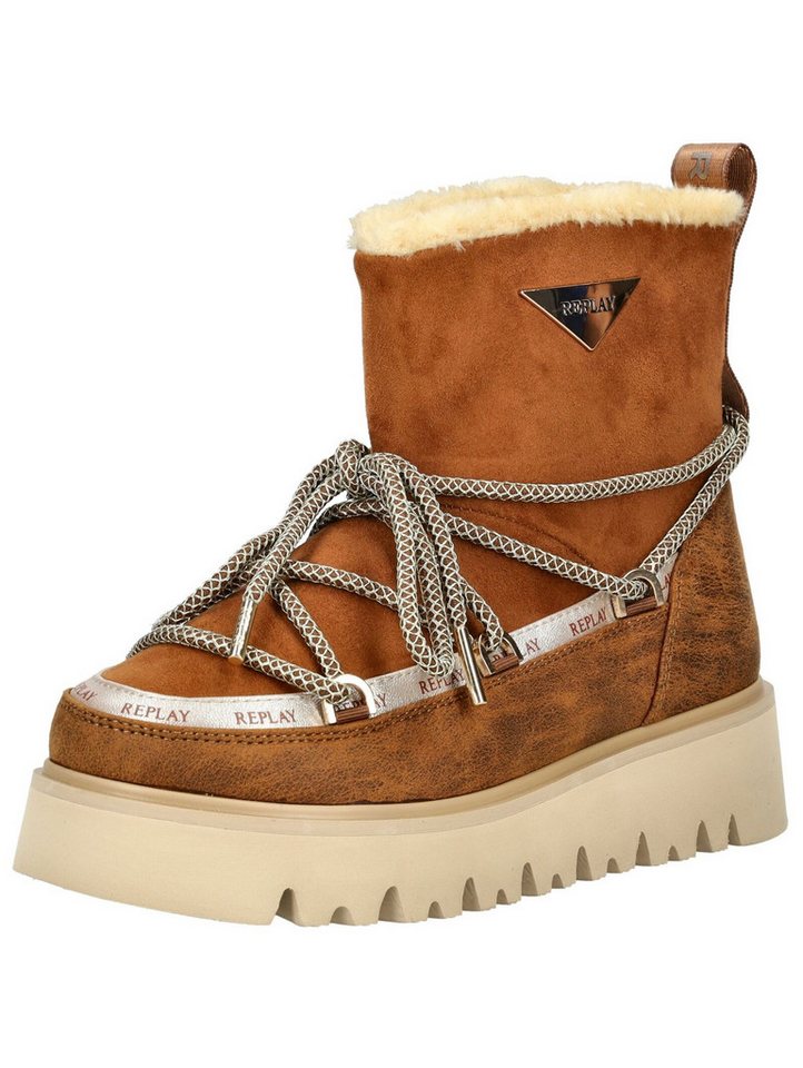 Replay Replay Stiefelette Lederimitat/Textil Schnürstiefelette von Replay