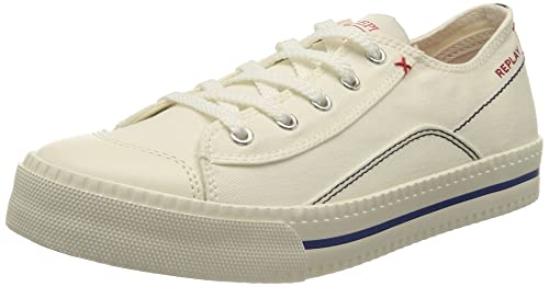 REPLAY SNAP JR Low Sneaker, 041 Off White, 37 EU von Replay