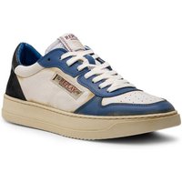 Replay Herren Sneaker blau Glattleder von Replay