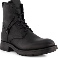 Replay Herren Stiefeletten schwarz Glattleder von Replay