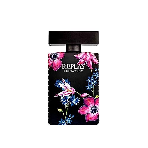 Replay - Signature For Woman Eau De Parfum - Frischer und eleganter Damenduft, olfaktorischer Duft der Familie Chypre - Floral. Flasche mit 30 ml von Replay