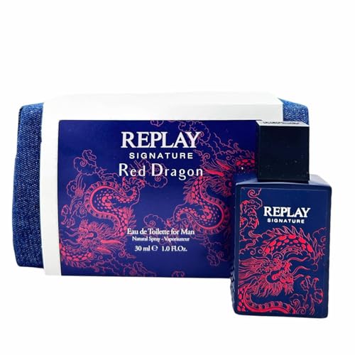 Replay Signature Red Dragon Man Eau de Toilette, 30 ml von Replay