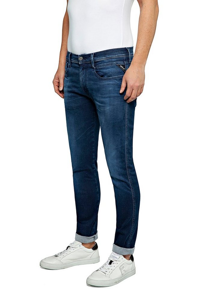 Replay Slim-fit-Jeans ANBASS HYPERFLEX BIO mit Stretch-Anteil von Replay
