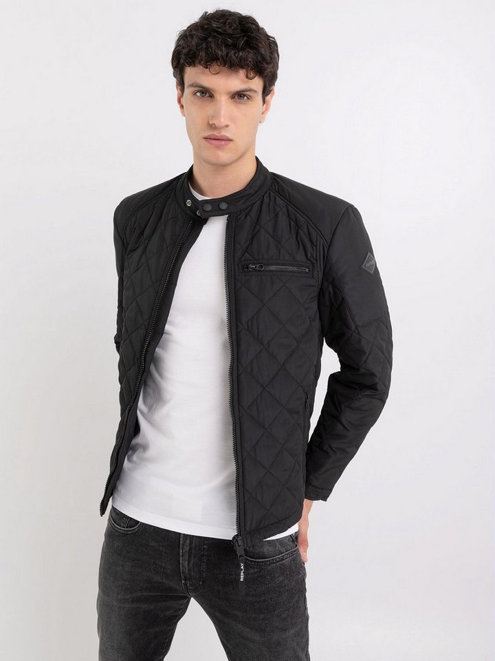 Replay Steppjacke Saber Mid mit kurzem Stehkragen von Replay