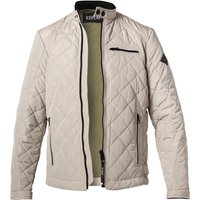 Replay Herren Steppjacke beige Mikrofaser unifarben von Replay