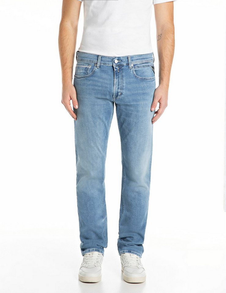 Replay Straight-Jeans GROVER in vielen verschiedenen Waschungen, mit Stretch von Replay
