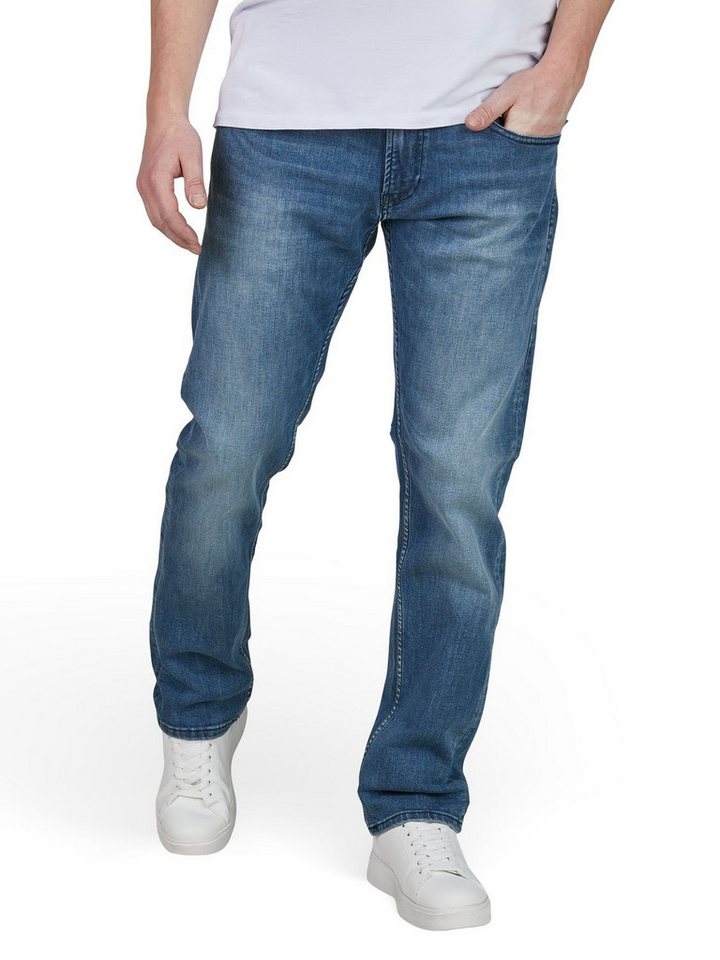 Replay Straight-Jeans Herren Jeanshose Grover Denim Hose mit Stretch von Replay