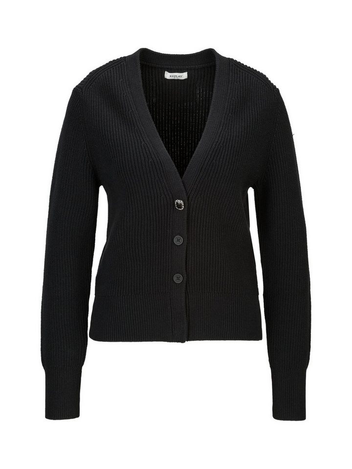 Replay Strickpullover Comfort Cotton Blend - 5 Gg von Replay