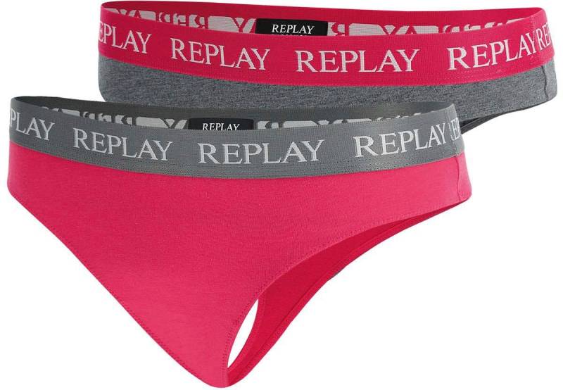 Replay String LADY STRING Style 1 T/C 2pcs waterfall pack (Packung, 2er) von Replay