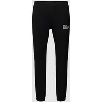 Replay Sweatpants mit Label-Print in Black, Größe M von Replay