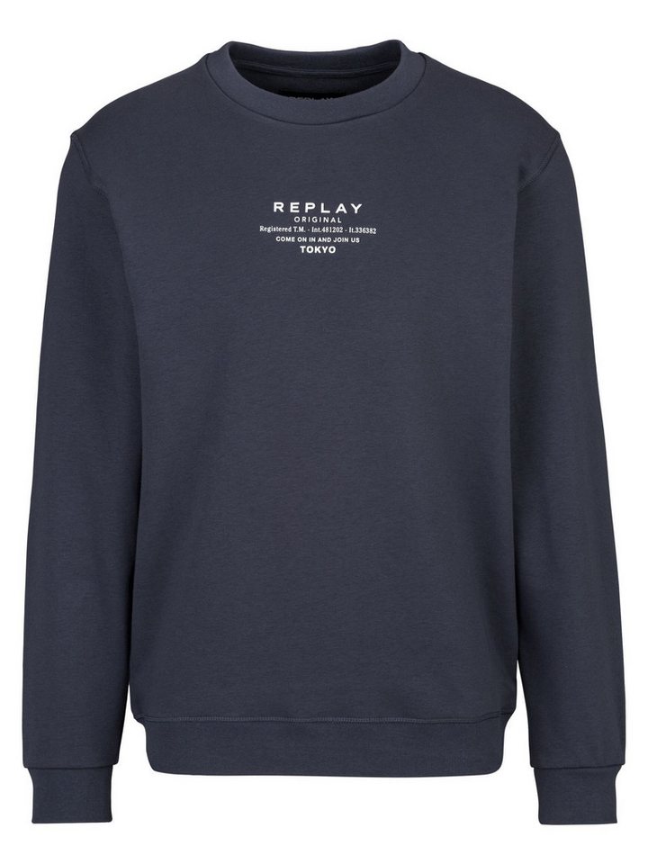 Replay Sweatshirt FRENCH TERRY COTTON-POLY von Replay