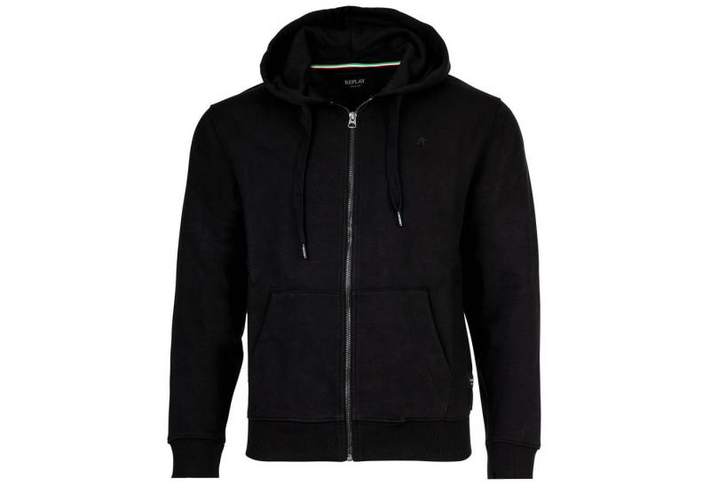 Replay Sweatshirt Herren Sweatjacke - Zip-Jacke, Kapuze, einfarbig Replay Sweatshirt Herren Sweatjacke - Zip-Jacke, Kapuze, einfarbig von Replay