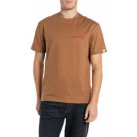 Replay T-Shirt aus Baumwolle mit Schriftzug in M von Replay