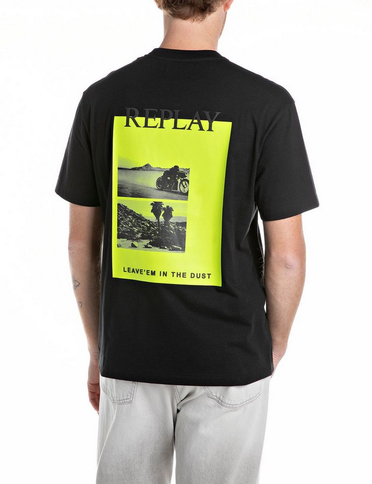 Replay T-Shirt mit auffälligem Rückenprint von Replay