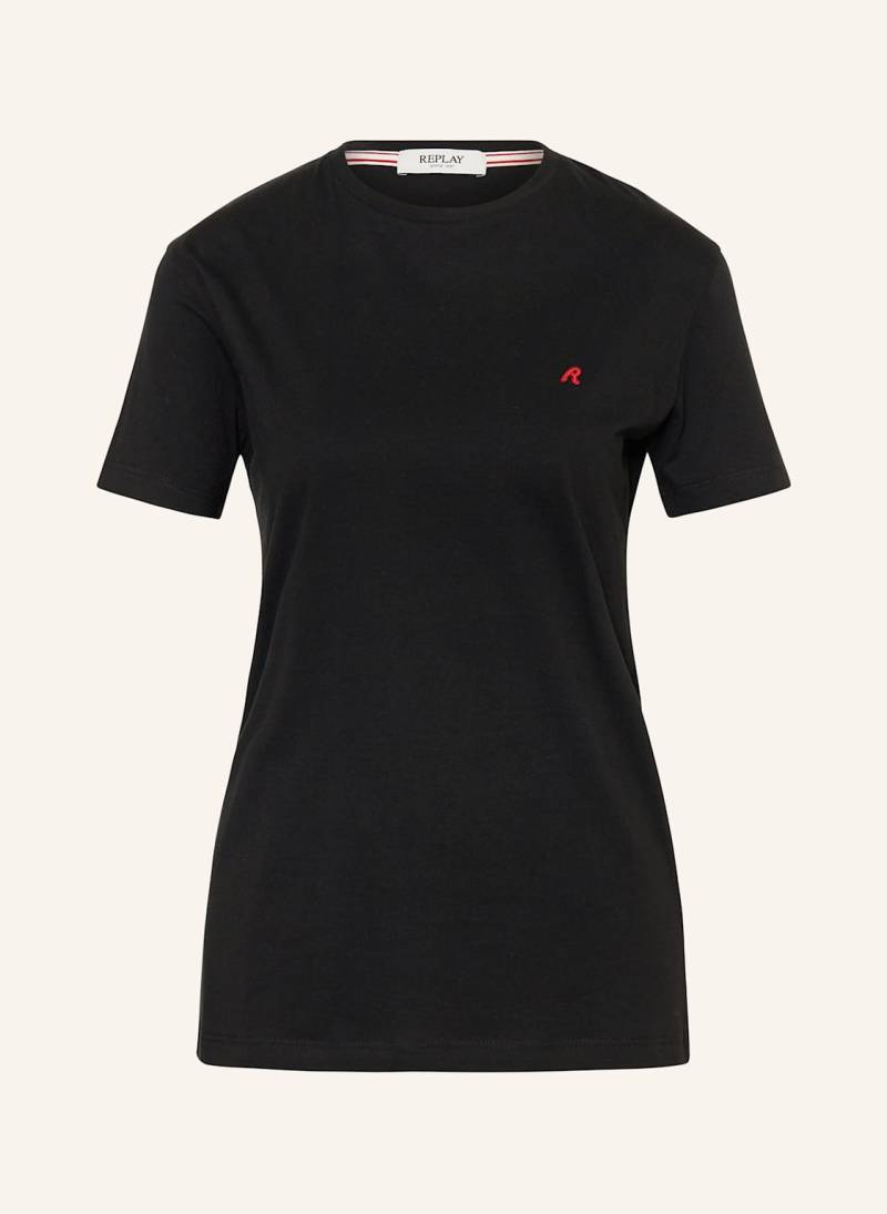 Replay T-Shirt schwarz von Replay