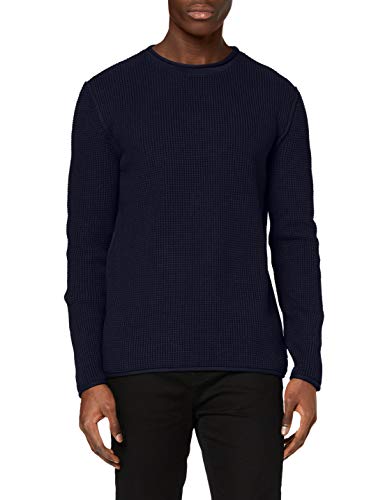 Replay Herren Uk2672.000.g22920 Pullover Casual, Blau (500 Navy), L von Replay