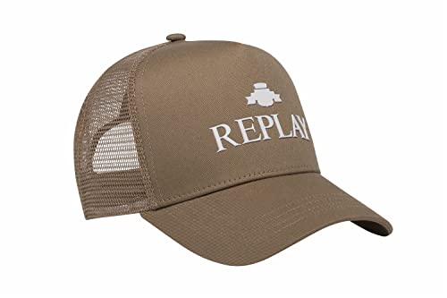 Replay Unisex Baseball Cap mit Mesh, Braun (Dk Dove Brown 093), Onesize von Replay