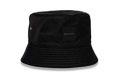 Replay Unisex Bucket Hut Fischerhut, Black 098 (Schwarz), M-L von Replay