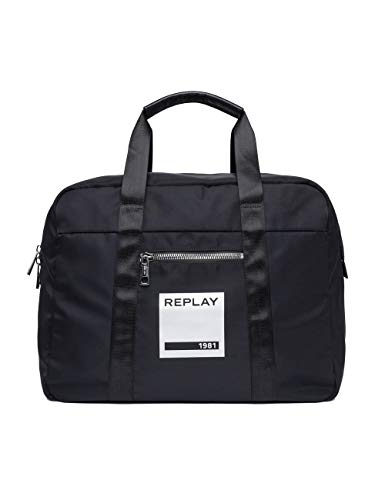 Replay Unisex-Erwachsene Fu3063.000.a0021b Schultertasche Schwarz (Black) von Replay