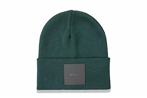 Replay Unisex Mütze Wintermütze, Grün (Green 388), Onesize von Replay