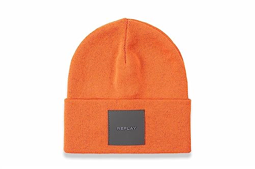 Replay Unisex Mütze Wintermütze, Orange 201 (Orange), Onesize von Replay