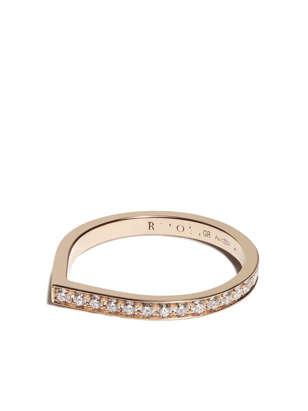 Repossi 14kt Antifer Rotgoldring mit Diamanten - Rosa von Repossi