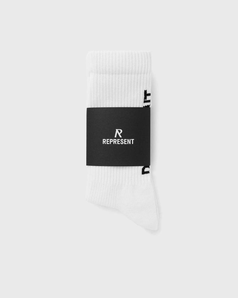 REPRESENT LOGO SOCKS 2 PACK men Socks white in Größe:ONE SIZE von Represent