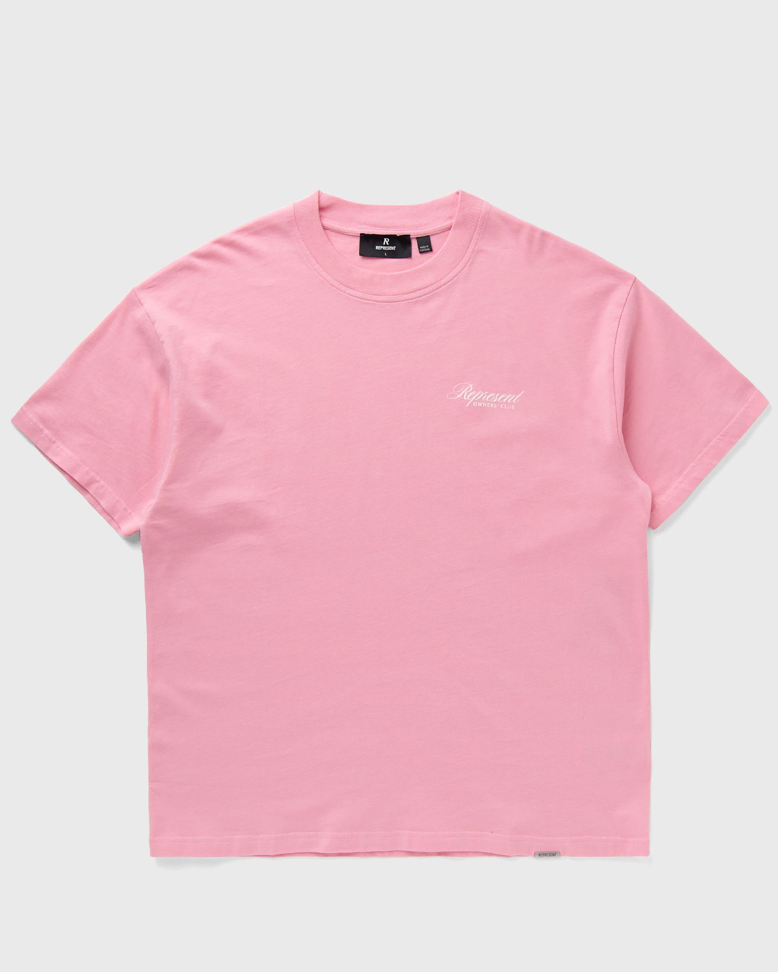 REPRESENT OWNERS CLUB SCRIPT T-SHIRT men Shortsleeves pink in Größe:XXL von Represent
