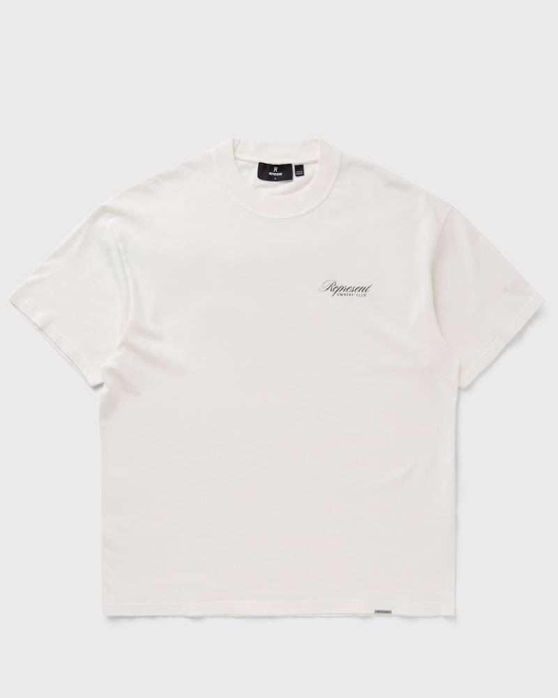 REPRESENT OWNERS CLUB SCRIPT T-SHIRT men Shortsleeves white in Größe:XXL von Represent