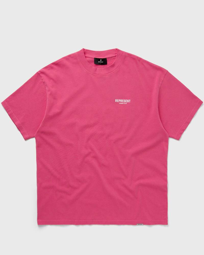 REPRESENT OWNERS CLUB T-SHIRT men Shortsleeves pink in Größe:L von Represent