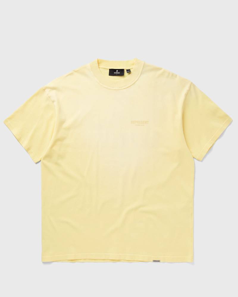 REPRESENT OWNERS CLUB T-SHIRT men Shortsleeves yellow in Größe:L von Represent
