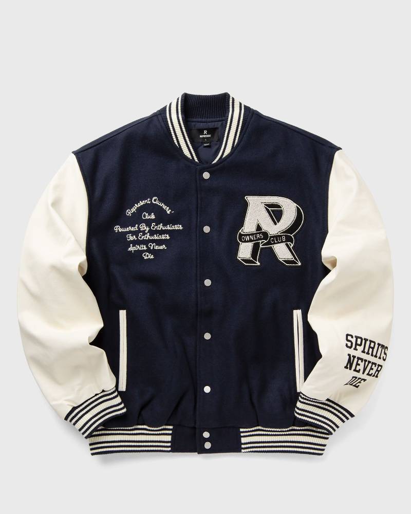 REPRESENT OWNERS CLUB VARSITY JACKET men Bomber Jackets blue in Größe:L von Represent