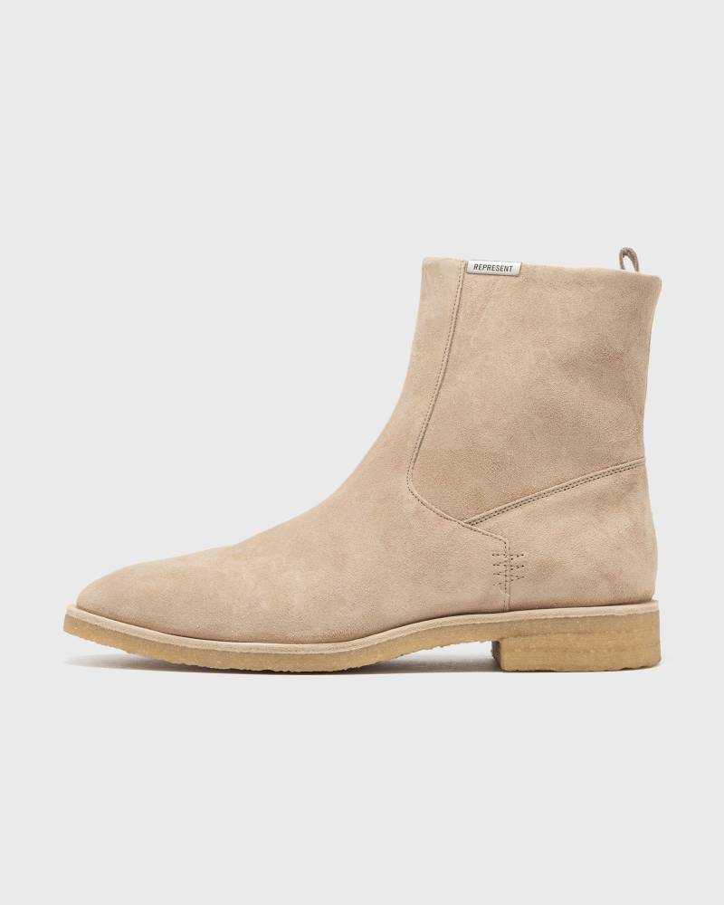 Represent CREPE CHELSEA BOOT men Boots beige in Größe:42 von Represent