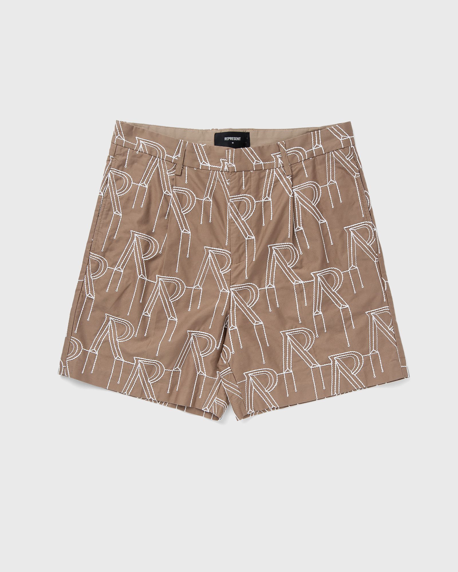 Represent EMBRODIERED INITIAL TAILORED SHORT men Casual Shorts beige in Größe:L von Represent