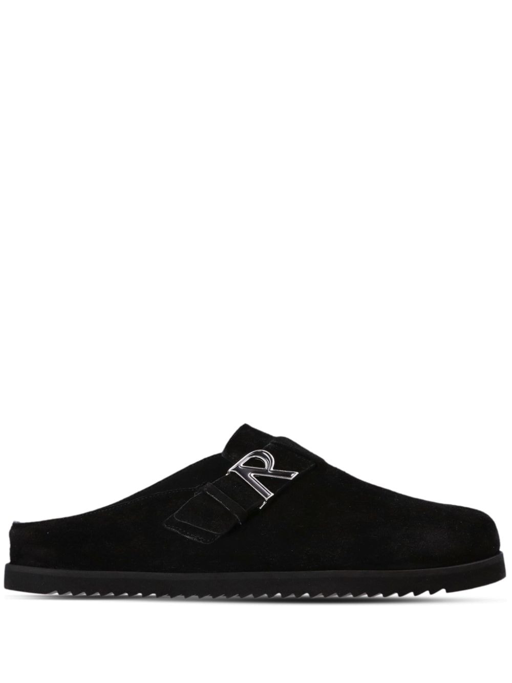 Represent Initial Slipper mit runder Kappe - Schwarz von Represent