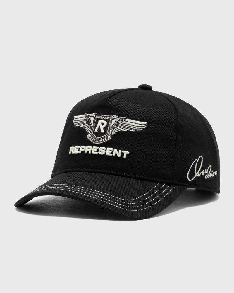 Represent OVERDRIVE BADGE CAP men Caps black in Größe:ONE SIZE von Represent