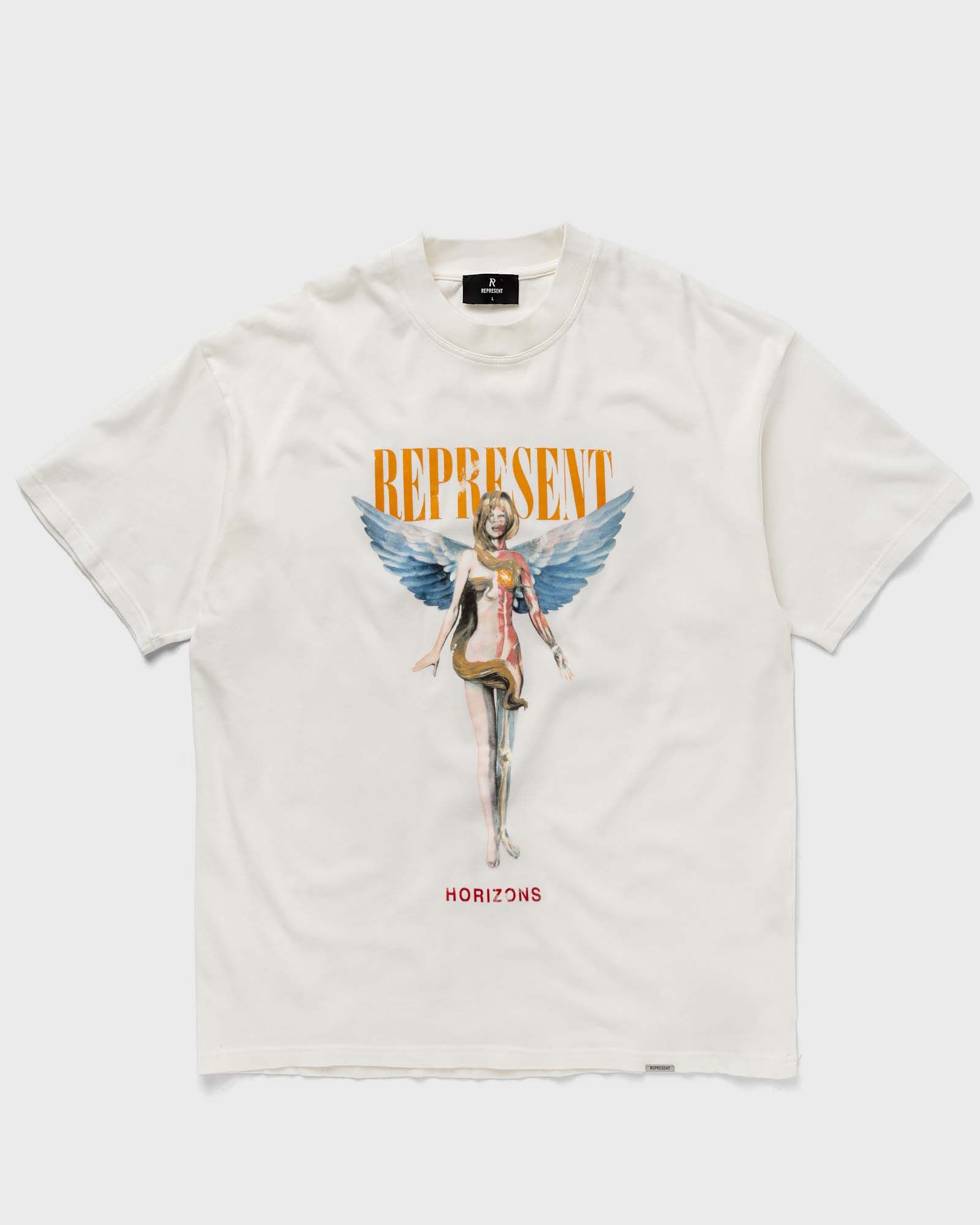 Represent REBORN T-SHIRT men Shortsleeves beige in Größe:M von Represent