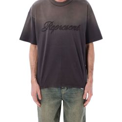 Represent Reverse Applique T-shirt In After Dark von Represent
