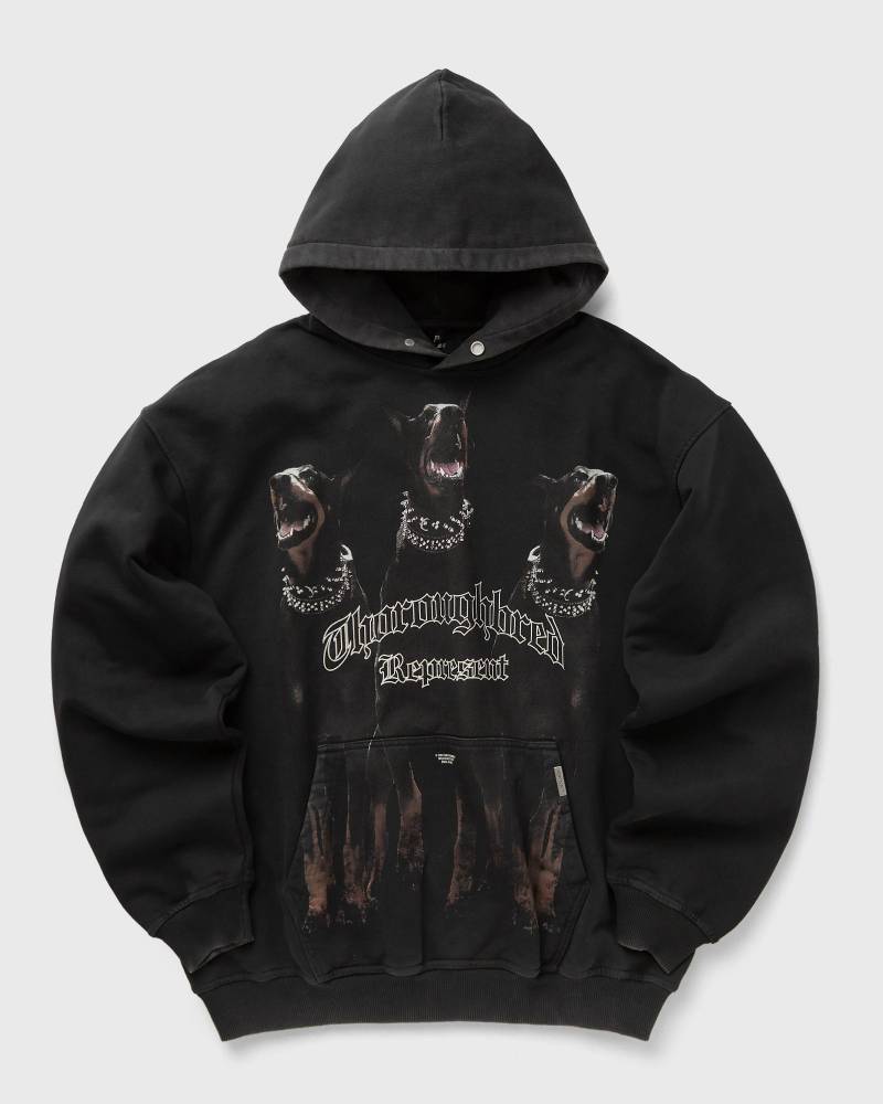 Represent THOROUGHBRED HOODIE men Hoodies black in Größe:M von Represent