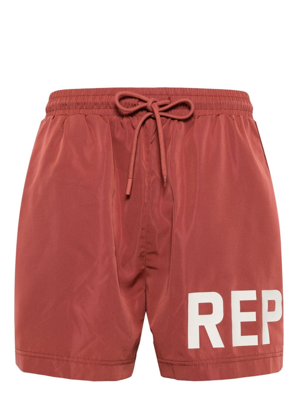 Represent logo-print swim shorts - Rot von Represent