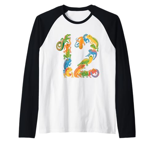 Kinder 12. Geburtstag Reptilien Eidechsen Motto 12 Jahre alte Jungen Raglan Kinder 12. Geburtstag Reptilien Eidechsen Motto 12 Jahre alte Jungen Raglan von Reptile Animal Lizards For 12 Year Old Boys