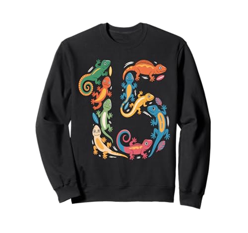 Kinder 15. Geburtstag Reptilien Eidechsen Motto 15 Jahre alte Jungen Sweatshirt Kinder 15. Geburtstag Reptilien Eidechsen Motto 15 Jahre alte Jungen Sweatshirt von Reptile Animal Lizards For 15 Year Old Boys