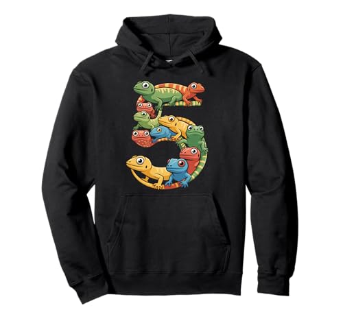 Kinder 5. Geburtstag Reptilien Eidechsen Motto 5 Jahre alte Jungen Pullover Hoodie Kinder 5. Geburtstag Reptilien Eidechsen Motto 5 Jahre alte Jungen Pullover Hoodie von Reptile Animal Lizards For 5 Year Old Boys