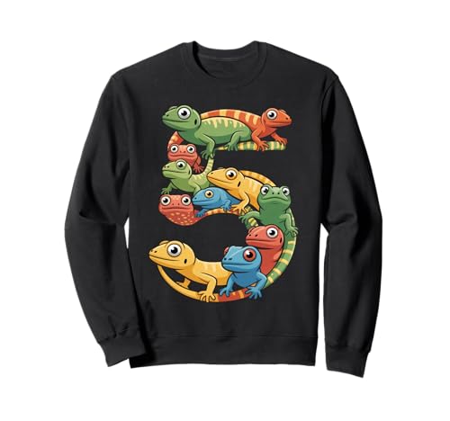 Kinder 5. Geburtstag Reptilien Eidechsen Motto 5 Jahre alte Jungen Sweatshirt Kinder 5. Geburtstag Reptilien Eidechsen Motto 5 Jahre alte Jungen Sweatshirt von Reptile Animal Lizards For 5 Year Old Boys