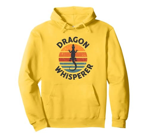 Bartdrachen Flüsterer Lustig Vintage Eidechse Gecko Kinder Pullover Hoodie von Reptile Bearded Dragon Whisperer Apparel
