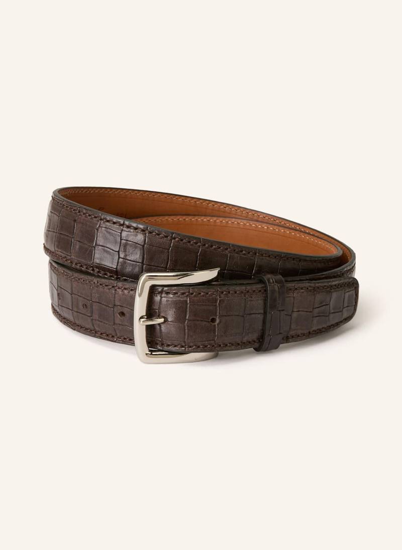 Reptile's House Ledergürtel Coco Nevada braun von Reptile's House