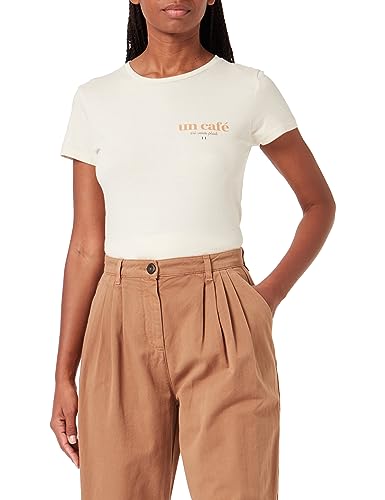 Republic Of California Damen WOREPCZTS043 t Shirt, Natural, Small von Republic Of California